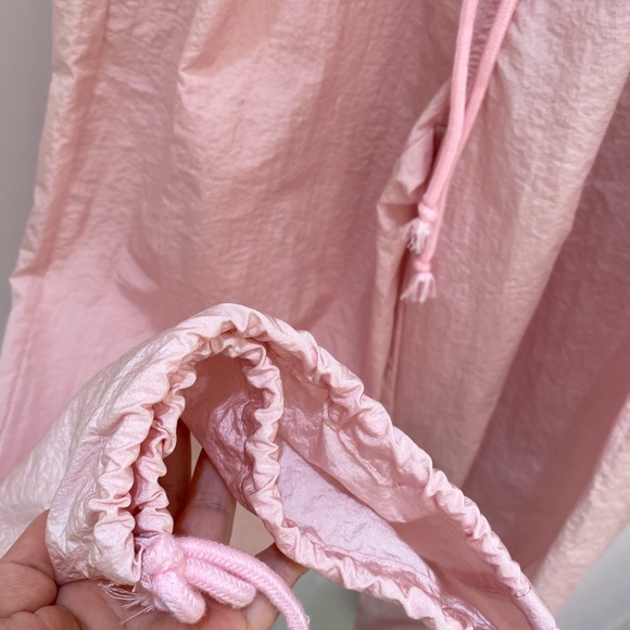 Pink Drawstring Women's Pants - Picture 4 of 4